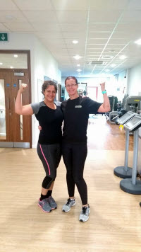 Hari in the gym with me